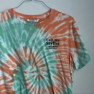 Eleven Paris Call My Stylist Tie Dye Tee T Shirt